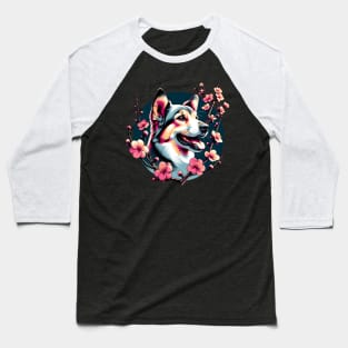 Peruvian Inca Orchid's Joyful Spring Cherry Blossoms Embrace Baseball T-Shirt